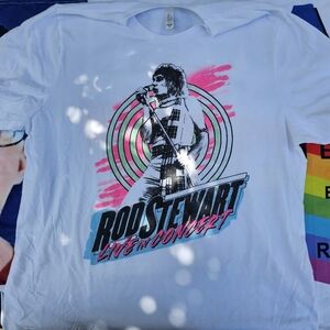 ROD STEWART NWOT 2XL SHIRT,the beatles,U2,rolling stones,madonna